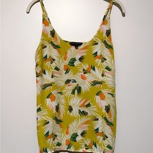 Banana Republic Factory yellow floral camisole
